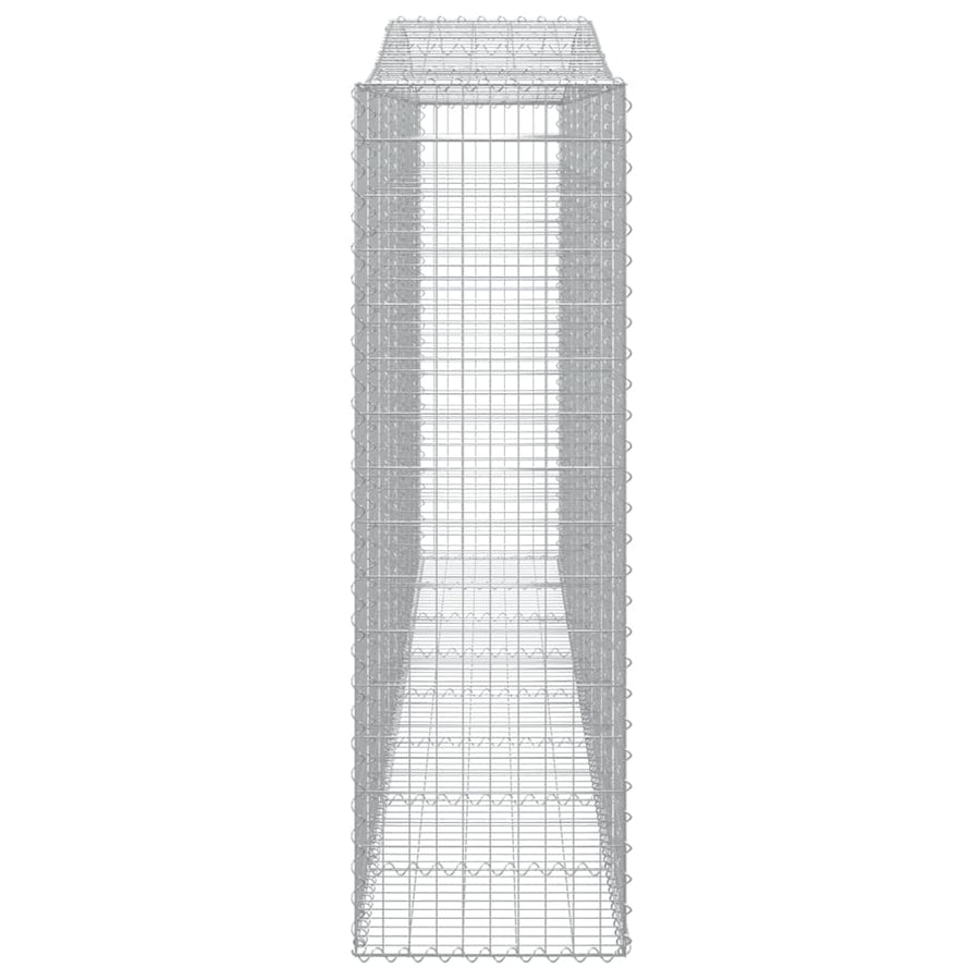 Schanskorven 7 st gewelfd 400x50x160/180 cm ijzer 7 400 x 50 x 160/180 cm