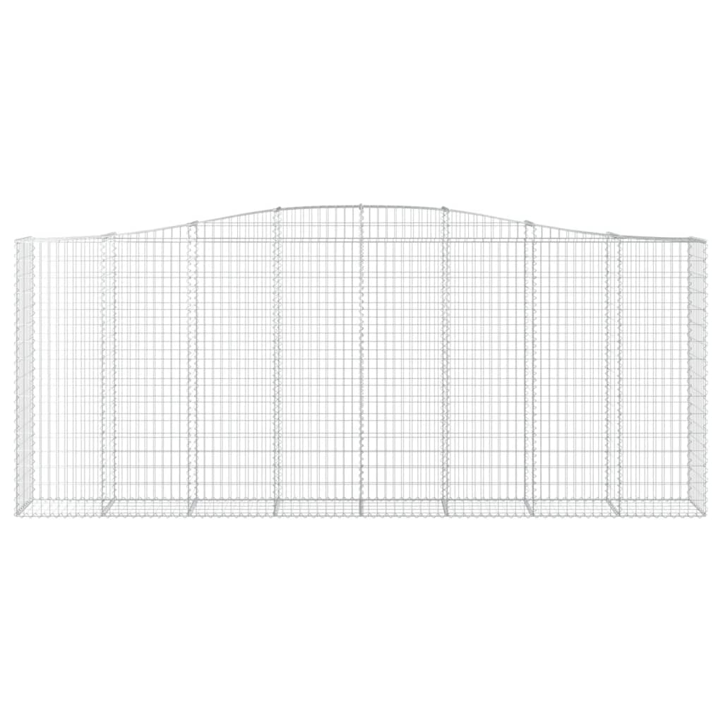 Schanskorven 9 st gewelfd 400x50x160/180 cm ijzer 9 400 x 50 x 160/180 cm