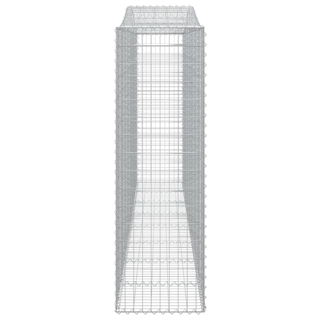 Schanskorven 9 st gewelfd 400x50x160/180 cm ijzer 9 400 x 50 x 160/180 cm