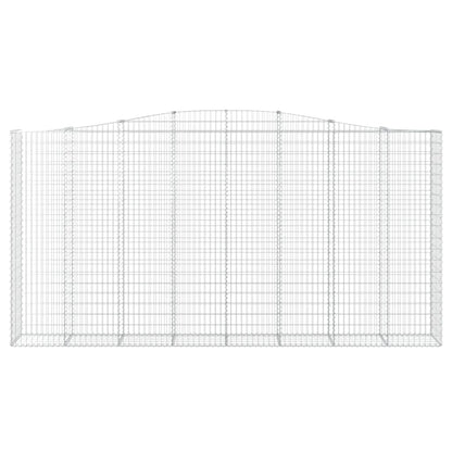 Schanskorven 5 st gewelfd 400x50x200/220 cm ijzer 5 400 x 50 x 200/220 cm