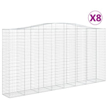 Schanskorven 8 St Gewelfd 400X50X200/220 Cm Ijzer