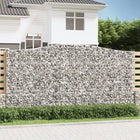 Schanskorven 10 stuks gewelfd 400x50x200/220 cm ijzer