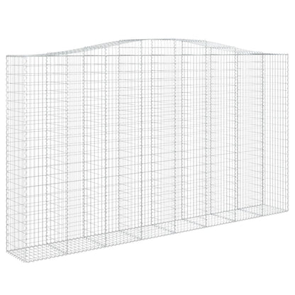 Schanskorven 3 st gewelfd 400x50x220/240 cm ijzer 3 400 x 50 x 220/240 cm
