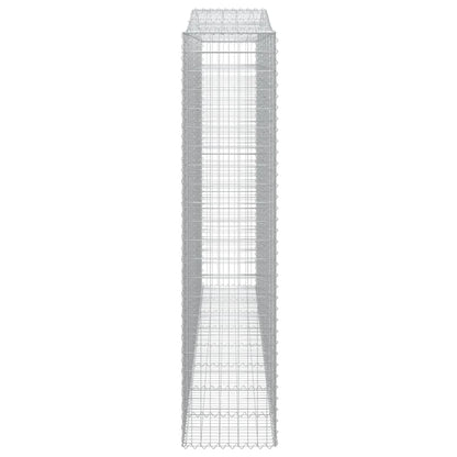 Schanskorven 5 st gewelfd 400x50x220/240 cm ijzer 5 400 x 50 x 220/240 cm