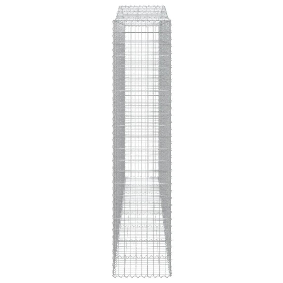 Schanskorven 5 st gewelfd 400x50x220/240 cm ijzer 5 400 x 50 x 220/240 cm