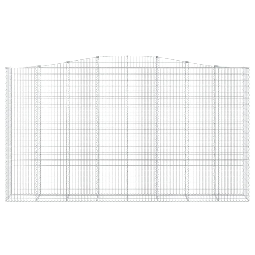 Schanskorven 6 st gewelfd 400x50x220/240 cm ijzer 6 400 x 50 x 220/240 cm