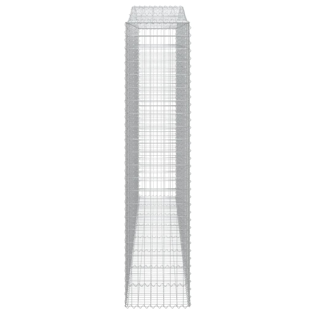 Schanskorven 6 st gewelfd 400x50x220/240 cm ijzer 6 400 x 50 x 220/240 cm
