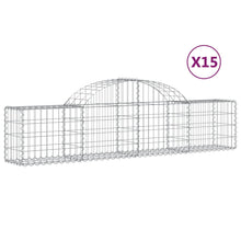 Schanskorven Gewelfd Gegalvaniseerd Ijzer 15 200 x 30 x 40/60 cm