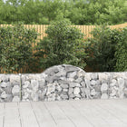 Schanskorven 20 st gewelfd 200x30x60/80 cm gegalvaniseerd ijzer