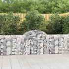 Schanskorven 6 st gewelfd 200x30x80/100 cm gegalvaniseerd