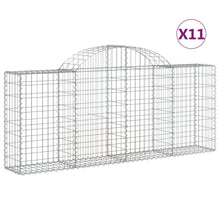 Schanskorven 11 st gewelfd 200x30x80/100 cm ijzer 11 200 x 30 x 80/100 cm