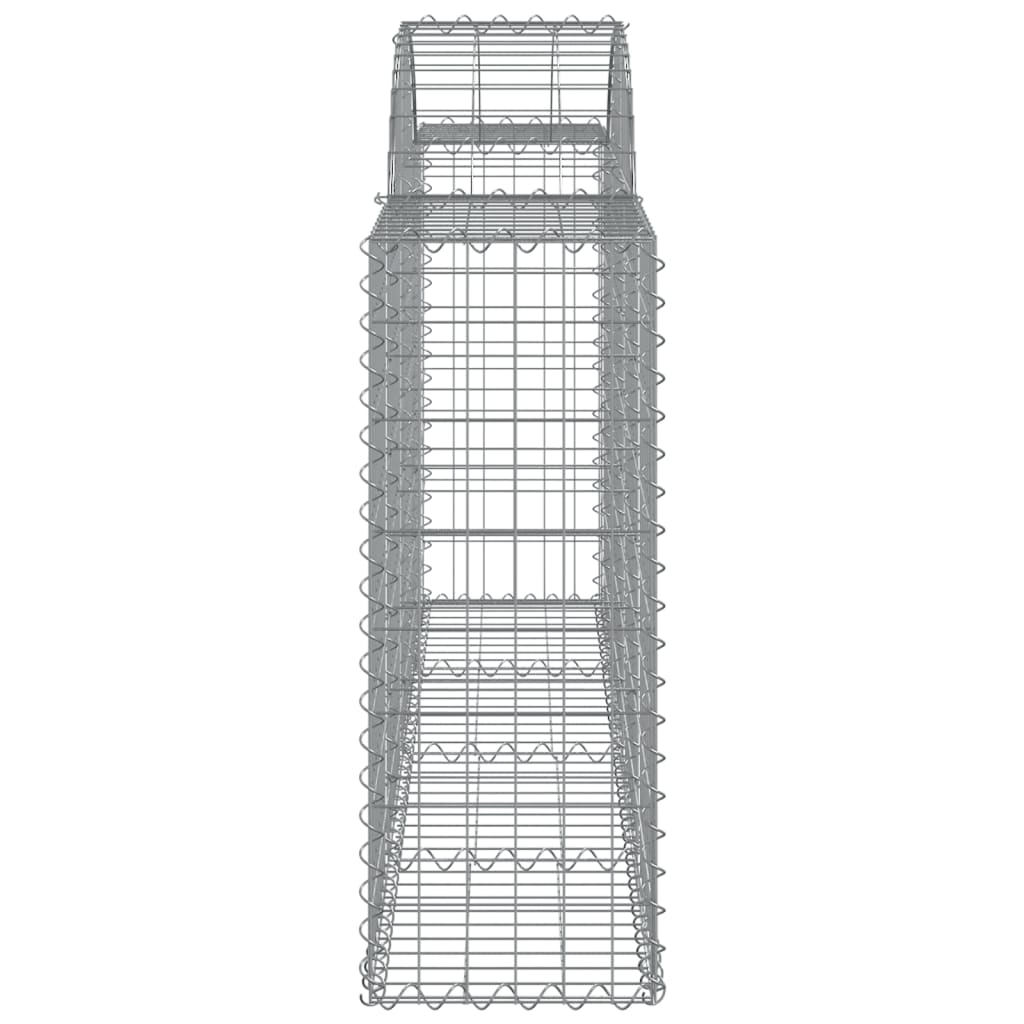 Schanskorven 18 st gewelfd 200x30x80/100 cm ijzer 18 200 x 30 x 80/100 cm