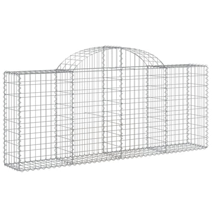 Schanskorven 20 st gewelfd 200x30x80/100 cm ijzer 20 200 x 30 x 80/100 cm