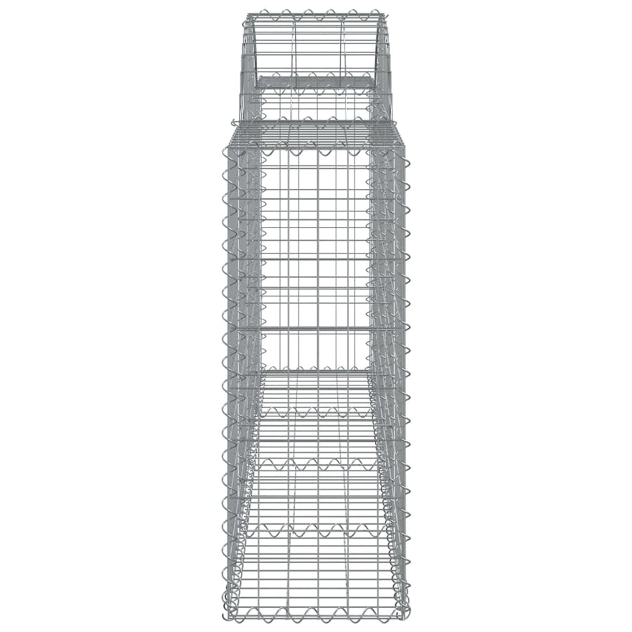 Schanskorven 20 st gewelfd 200x30x80/100 cm ijzer 20 200 x 30 x 80/100 cm