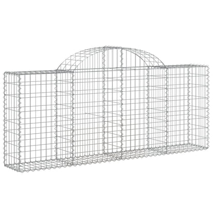 Schanskorven 25 st gewelfd 200x30x80/100 cm ijzer 25 200 x 30 x 80/100 cm
