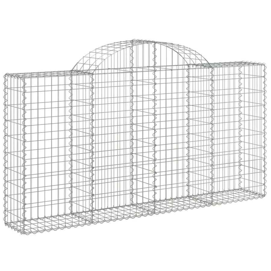 Schanskorven 13 st gewelfd 200x30x100/120 cm ijzer 13 200 x 30 x 100/120 cm
