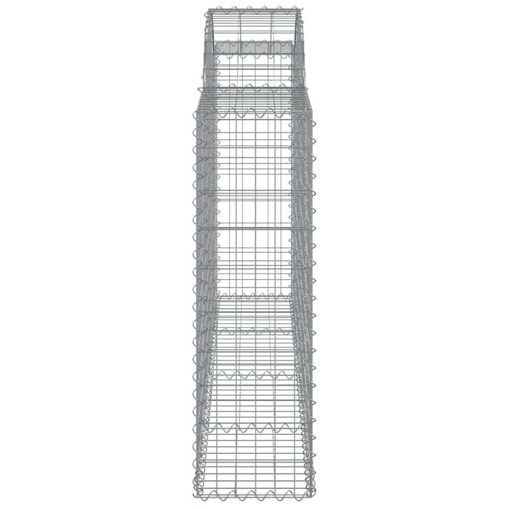 Schanskorven 14 st gewelfd 200x30x100/120 cm ijzer 14 200 x 30 x 100/120 cm