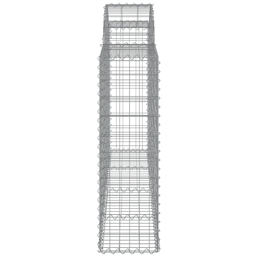 Schanskorven 14 st gewelfd 200x30x100/120 cm ijzer 14 200 x 30 x 100/120 cm