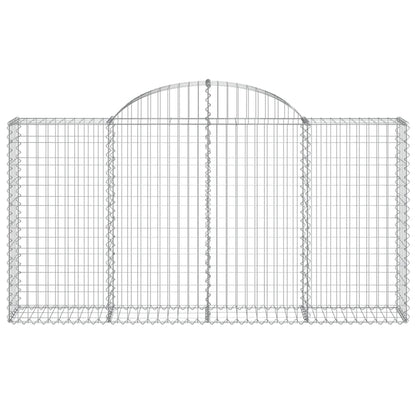 Schanskorven 18 st gewelfd 200x30x100/120 cm ijzer 18 200 x 30 x 100/120 cm