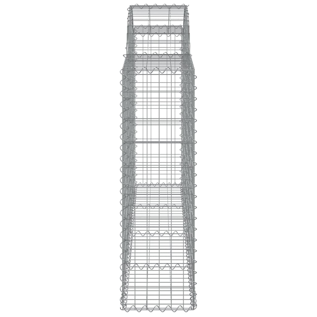 Schanskorven 20 st gewelfd 200x30x100/120 cm ijzer 20 200 x 30 x 100/120 cm