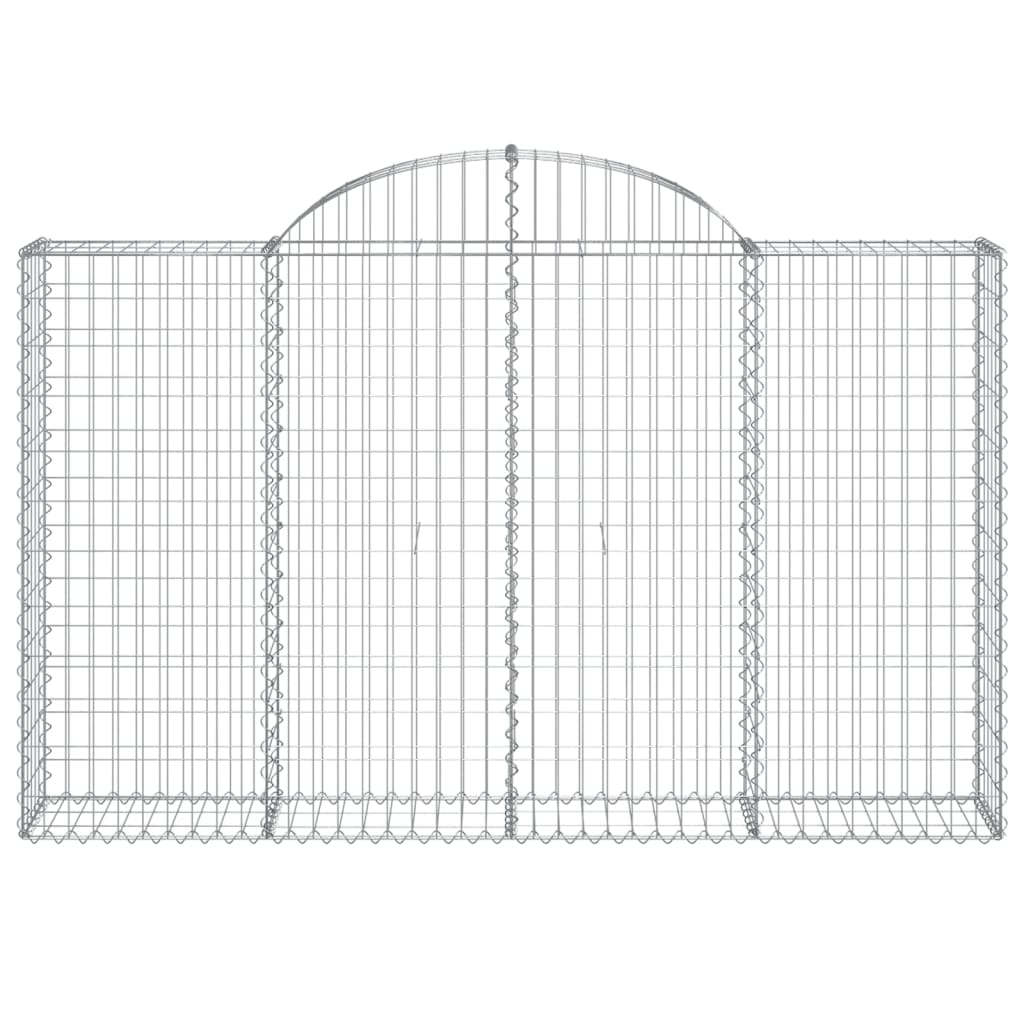 Schanskorven 13 st gewelfd 200x30x120/140 cm ijzer 13 200 x 30 x 120/140 cm