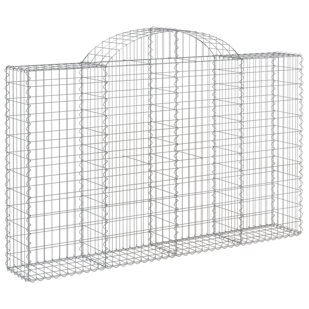 Schanskorven 18 st gewelfd 200x30x120/140 cm ijzer 18 200 x 30 x 120/140 cm