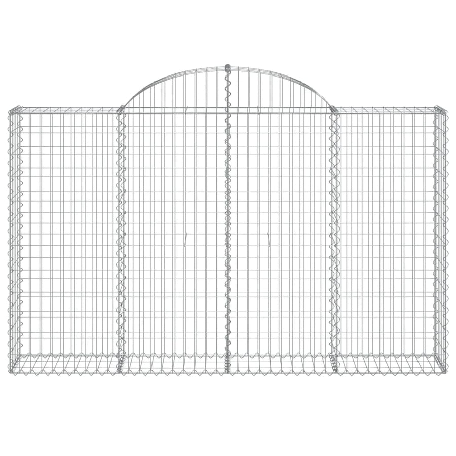 Schanskorven 30 st gewelfd 200x30x120/140 cm ijzer