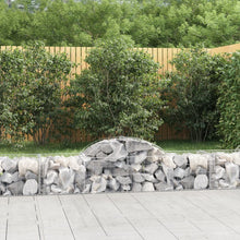 Schanskorven 14 st gewelfd 200x50x40/60 cm gegalvaniseerd ijzer 14 200 x 50 x 40/60 cm
