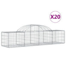 Schanskorven 20 st gewelfd 200x50x40/60 cm ijzer 20 200 x 50 x 40/60 cm