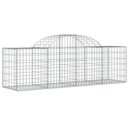 Schanskorven 30 st gewelfd 200x50x60/80 cm ijzer 30 200 x 50 x 60/80 cm