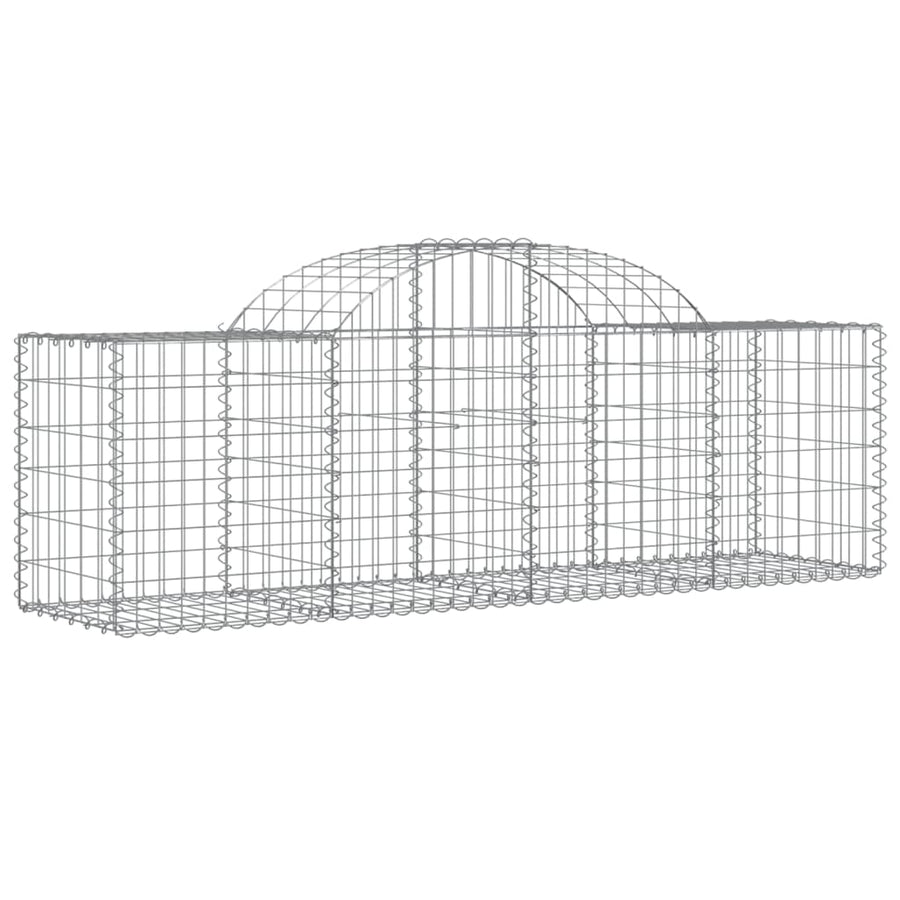 Schanskorven 30 st gewelfd 200x50x60/80 cm ijzer 30 200 x 50 x 60/80 cm