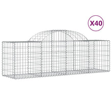Schanskorven 40 st gewelfd 200x50x60/80 cm ijzer 40 200 x 50 x 60/80 cm
