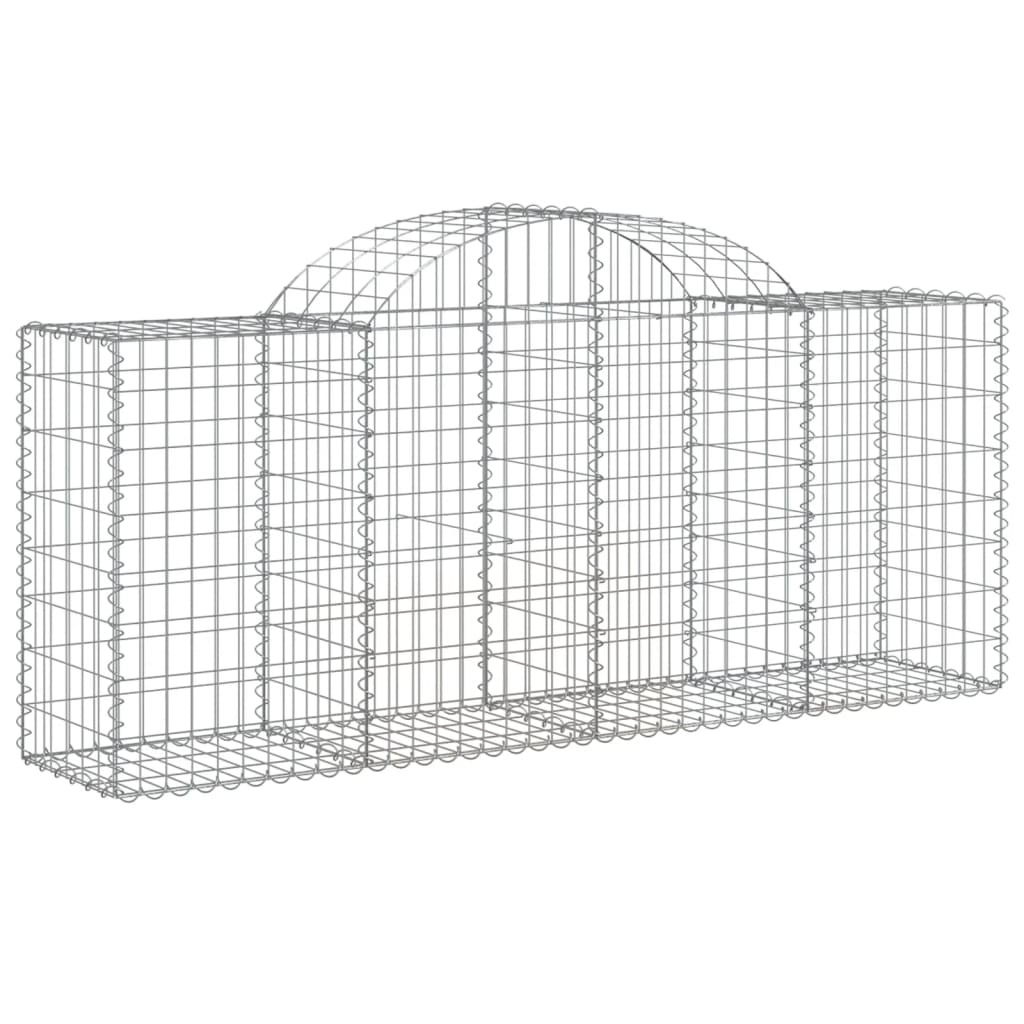 Schanskorven 11 st gewelfd 200x50x80/100 cm ijzer 11 200 x 50 x 80/100 cm