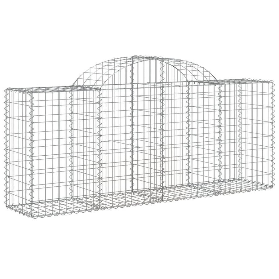 Schanskorven 11 st gewelfd 200x50x80/100 cm ijzer 11 200 x 50 x 80/100 cm