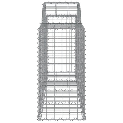 Schanskorven 11 st gewelfd 200x50x80/100 cm ijzer 11 200 x 50 x 80/100 cm