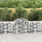 Schanskorven 11 stuks gewelfd 200x50x80/100 cm ijzer