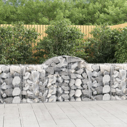 Schanskorven 11 st gewelfd 200x50x80/100 cm ijzer 11 200 x 50 x 80/100 cm