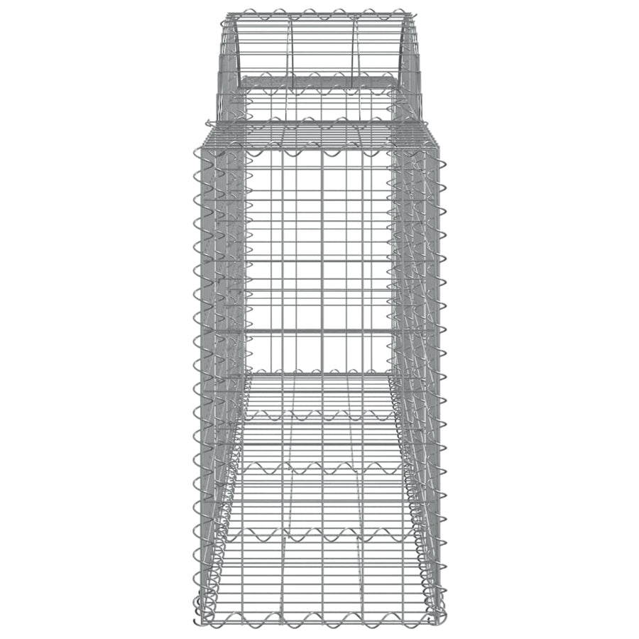 Schanskorven 12 st gewelfd 200x50x80/100 cm ijzer 12 200 x 50 x 80/100 cm