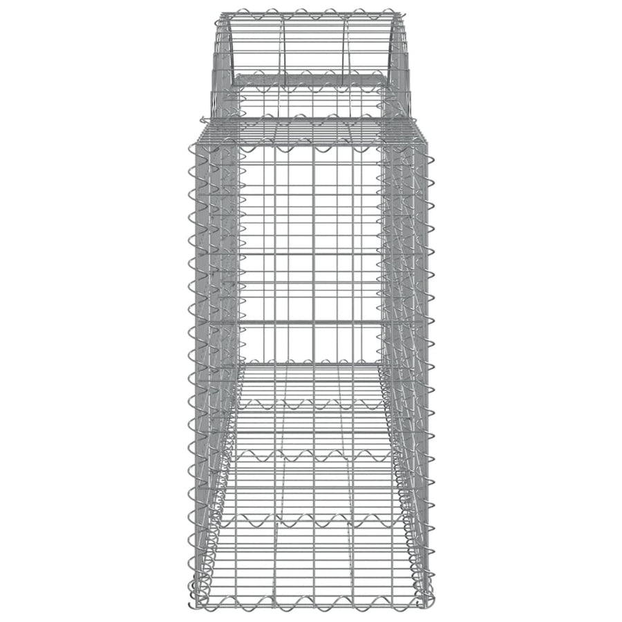 Schanskorven 14 st gewelfd 200x50x80/100 cm ijzer 14 200 x 50 x 80/100 cm