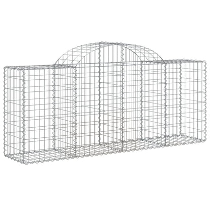 Schanskorven 20 st gewelfd 200x50x80/100 cm ijzer 20 200 x 50 x 80/100 cm