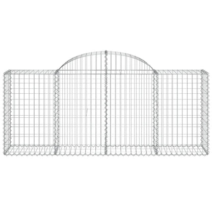 Schanskorven 20 st gewelfd 200x50x80/100 cm ijzer 20 200 x 50 x 80/100 cm