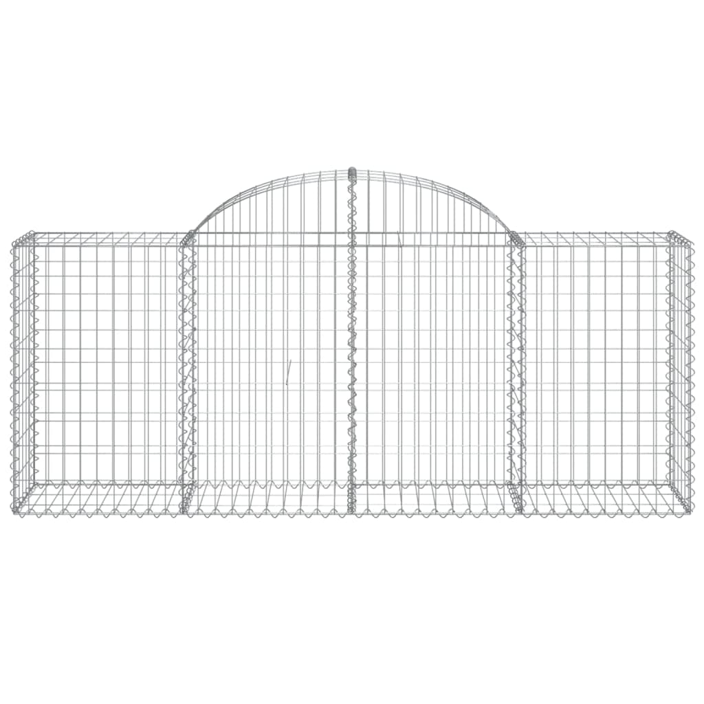 Schanskorven 30 st gewelfd 200x50x80/100 cm ijzer 30 200 x 50 x 80/100 cm