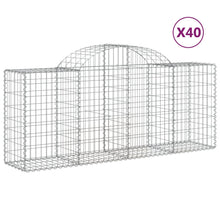 Schanskorven 40 st gewelfd 200x50x80/100 cm ijzer 40 200 x 50 x 80/100 cm