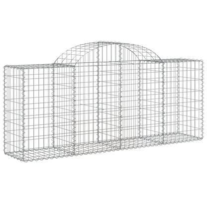 Schanskorven 40 st gewelfd 200x50x80/100 cm ijzer 40 200 x 50 x 80/100 cm
