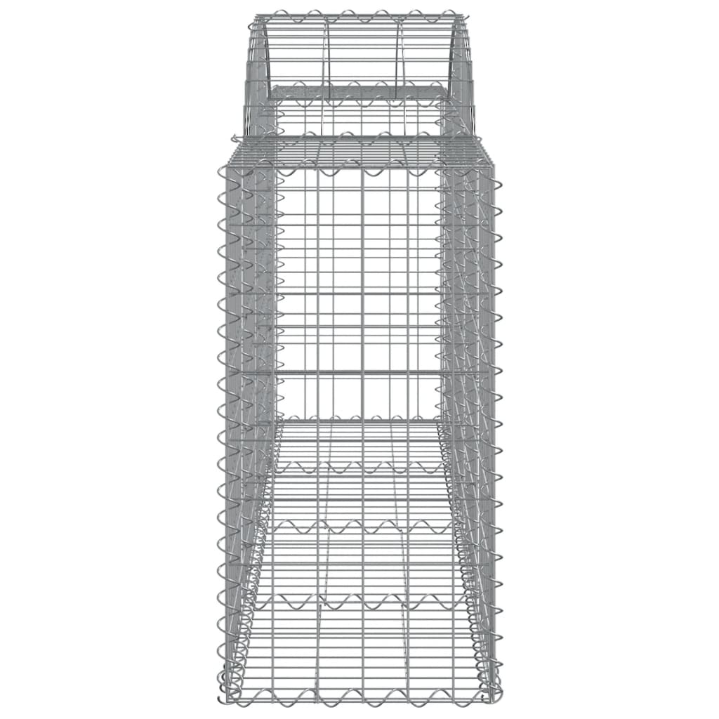 Schanskorven 50 st gewelfd 200x50x80/100 cm ijzer 50 200 x 50 x 80/100 cm