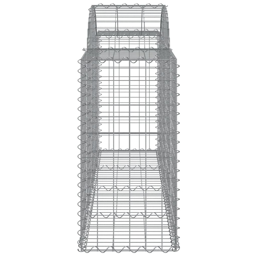 Schanskorven 50 st gewelfd 200x50x80/100 cm ijzer 50 200 x 50 x 80/100 cm