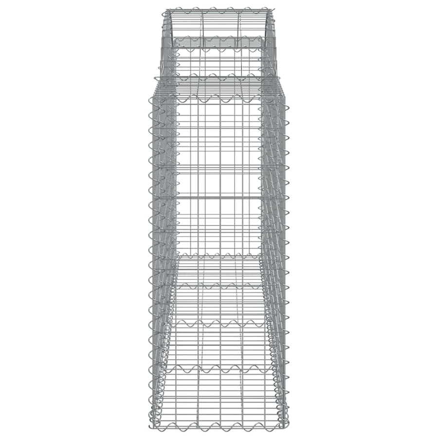 Schanskorven 10 st gewelfd 200x50x100/120 cm ijzer 10 200 x 50 x 100/120 cm
