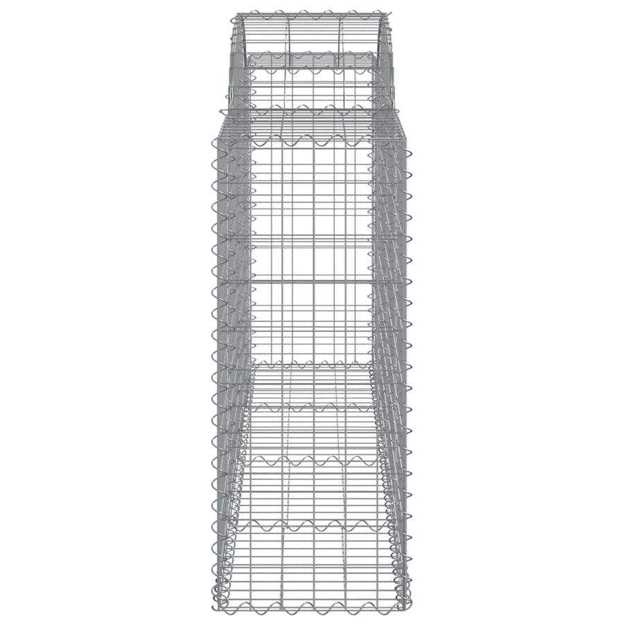 Schanskorven 15 st gewelfd 200x50x100/120 cm ijzer 15 200 x 50 x 100/120 cm