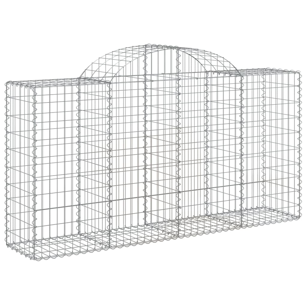 Schanskorven 20 st gewelfd 200x50x100/120 cm ijzer 20 200 x 50 x 100/120 cm