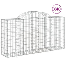 Schanskorven 40 st gewelfd 200x50x100/120 cm ijzer 40 200 x 50 x 100/120 cm